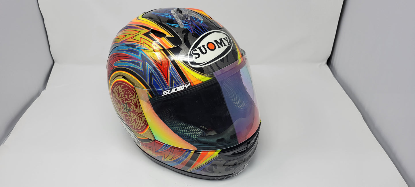 Soumy M AirTrix Custom Motorcycle Track Helmet