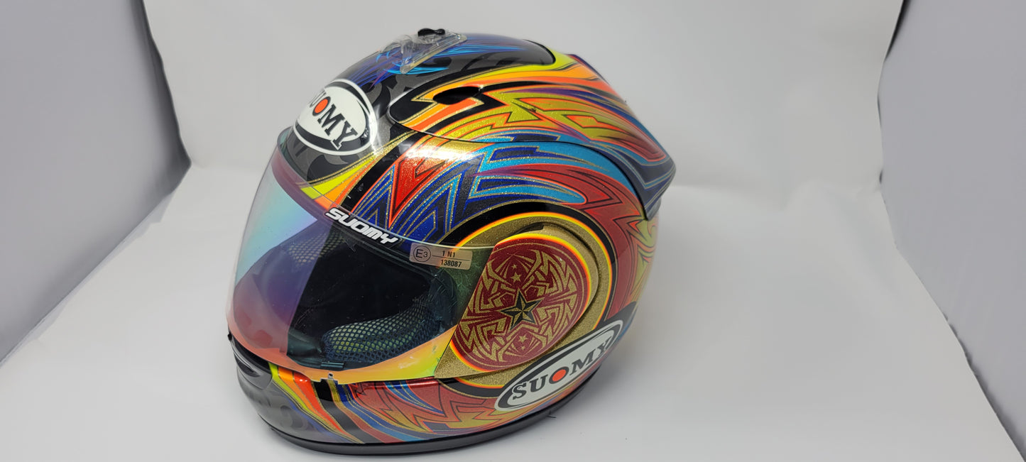 Soumy M AirTrix Custom Motorcycle Track Helmet