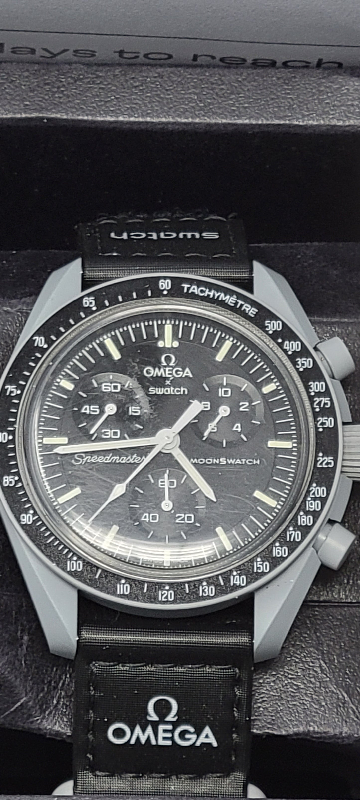 Swatch Omega Mission to the Moon Speedmaster Watch